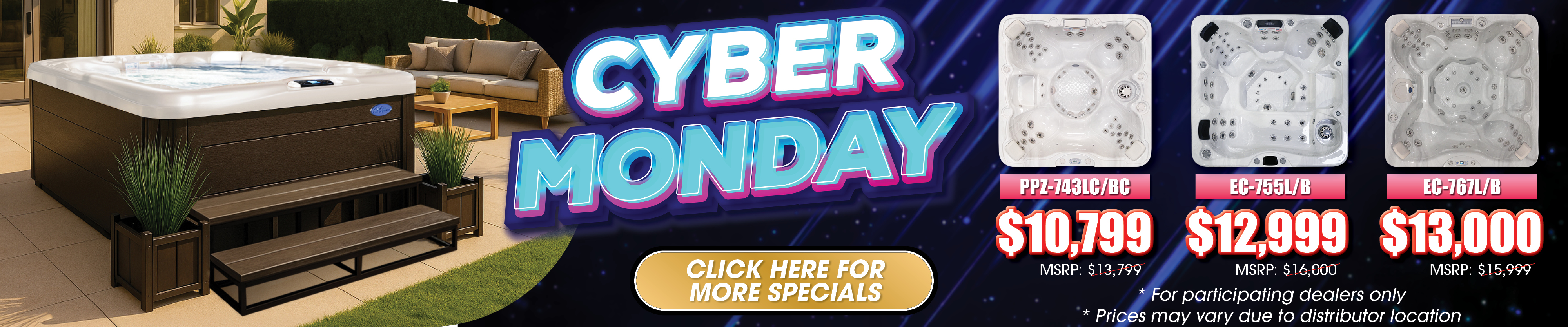 Calspas hot tub being used in a family setting - Encinitas